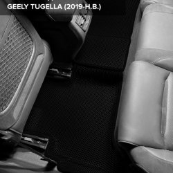 3D коврики EVA с бортами Geely Tugella (2019-н.в)