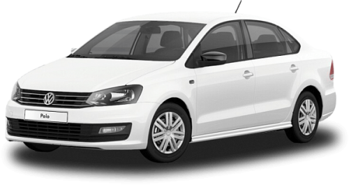 2D коврики EVA в салон и багажник на Volkswagen Polo V седан (2017-2020)