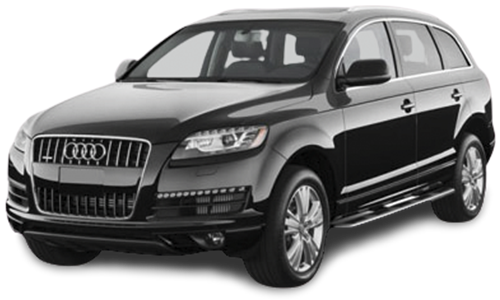 2D коврики EVA в салон и багажник на Audi Q7 I, 5 мест (2005-2015)