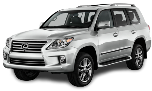 2D коврики EVA в салон и багажник на Lexus LX III рестайлинг (2012-2015)