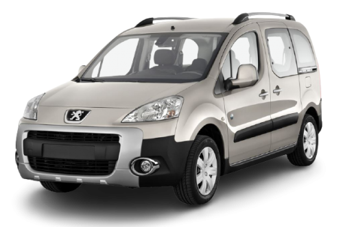 2D коврики EVA в салон и багажник  на Peugeot Partner II (2008-2012)