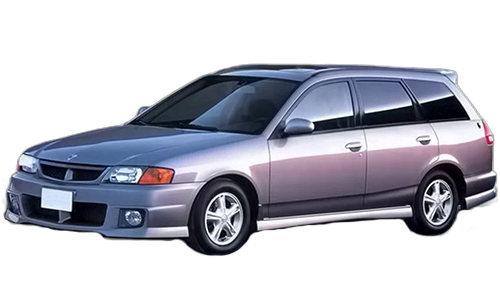 2D коврики EVA в салон и багажник на Nissan Wingroad II Y11 2WD, правый руль (1999-2005)