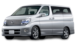 2D коврики EVA в салон и багажник  на Nissan Elgrand II C51 правый руль (2002-2010)