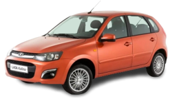 3D коврики EVA с бортами в салон на Lada Kalina II (2013-2018)