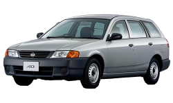 2D коврики EVA в салон и багажник  на Nissan AD II Y11, правый руль (1999-2008)